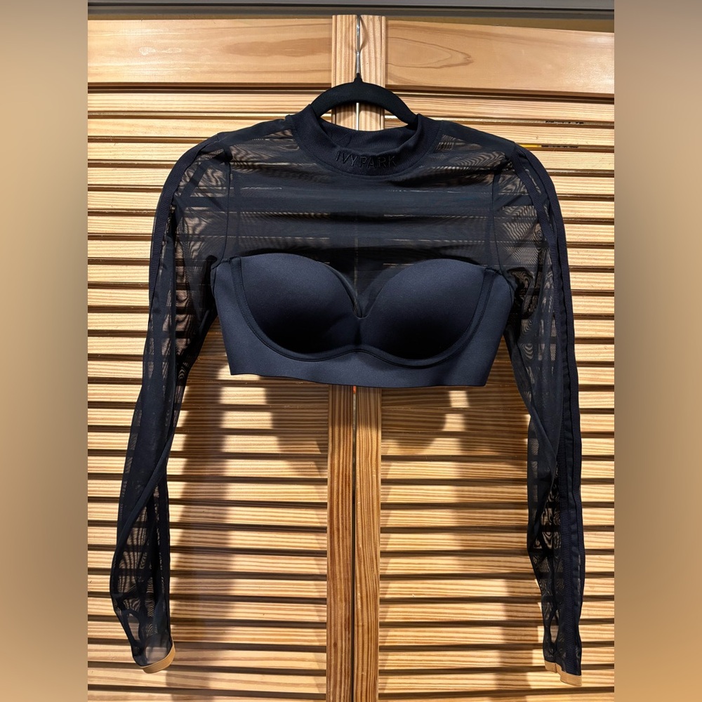 Ivy Park x Adidas long sleeve mesh top